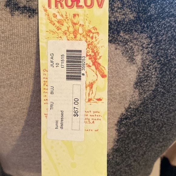 Truluv Tween Size 10 Tunic Sweater Nwt - Picture 5 of 7